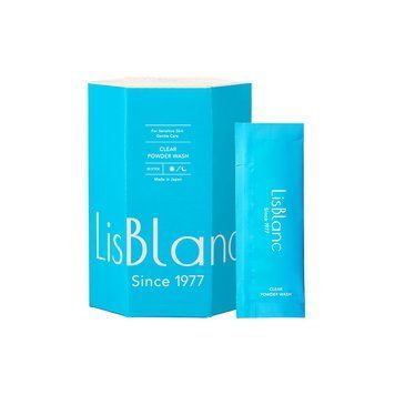 Ензимна пудра для вмивання Axxzia LisBlanc Clear Powder Wash, 30 саше - коробка та разове саше