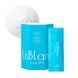 Axxzia LisBlanc Clear Powder Wash - упаковка, саше та текстура пудри