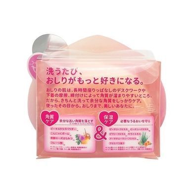 Зворотний бік упаковки мила Pelican Soap Koi Suru Oshiri, 80 г